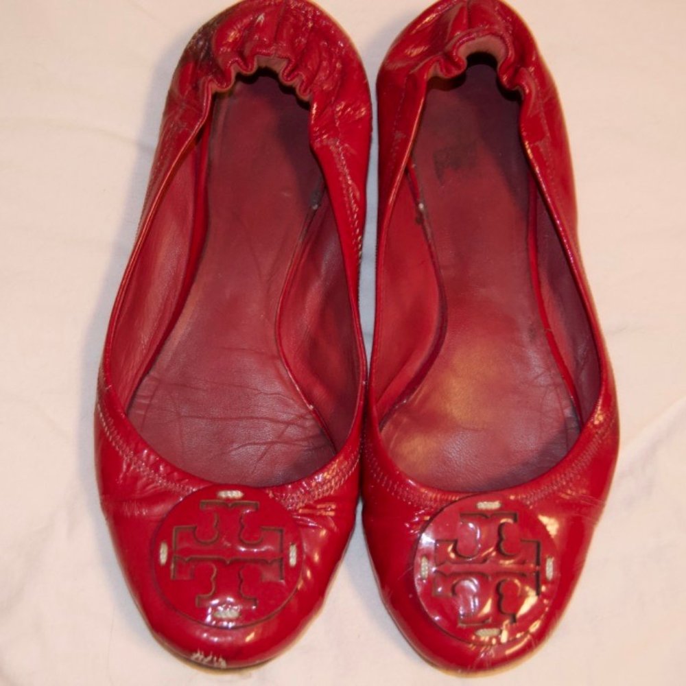 Well Loved Tory Burch Vintage Flats